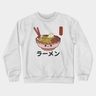 Kawaii Ramen Japanese Noodles Crewneck Sweatshirt